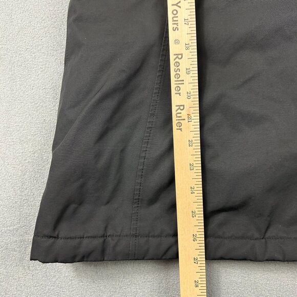 Eddie Bauer Jacket Womens Small Weatheredge Coat Hooded Faux Fur Black Parka - Picture 12 of 12